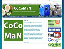 Tablet Screenshot of coconutmachine.com